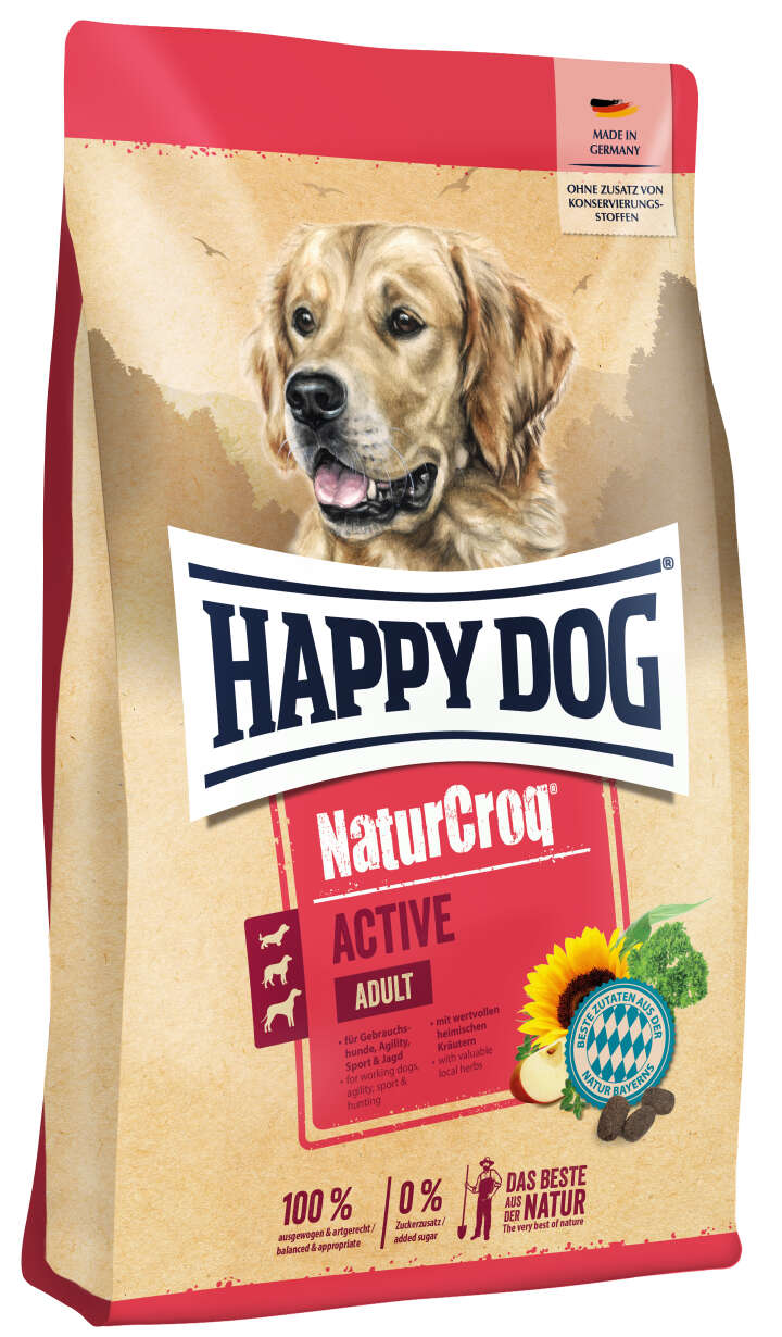 HAPPY DOG Hunde-Trockenfutter NaturCroq Active HAPPY DOG Hunde-Trockenfutter NaturCroq Active